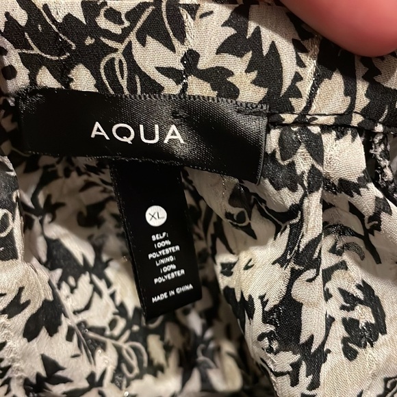 NWT Aqua Brand Black And White Maxi‎ Dress - Picture 4 of 9